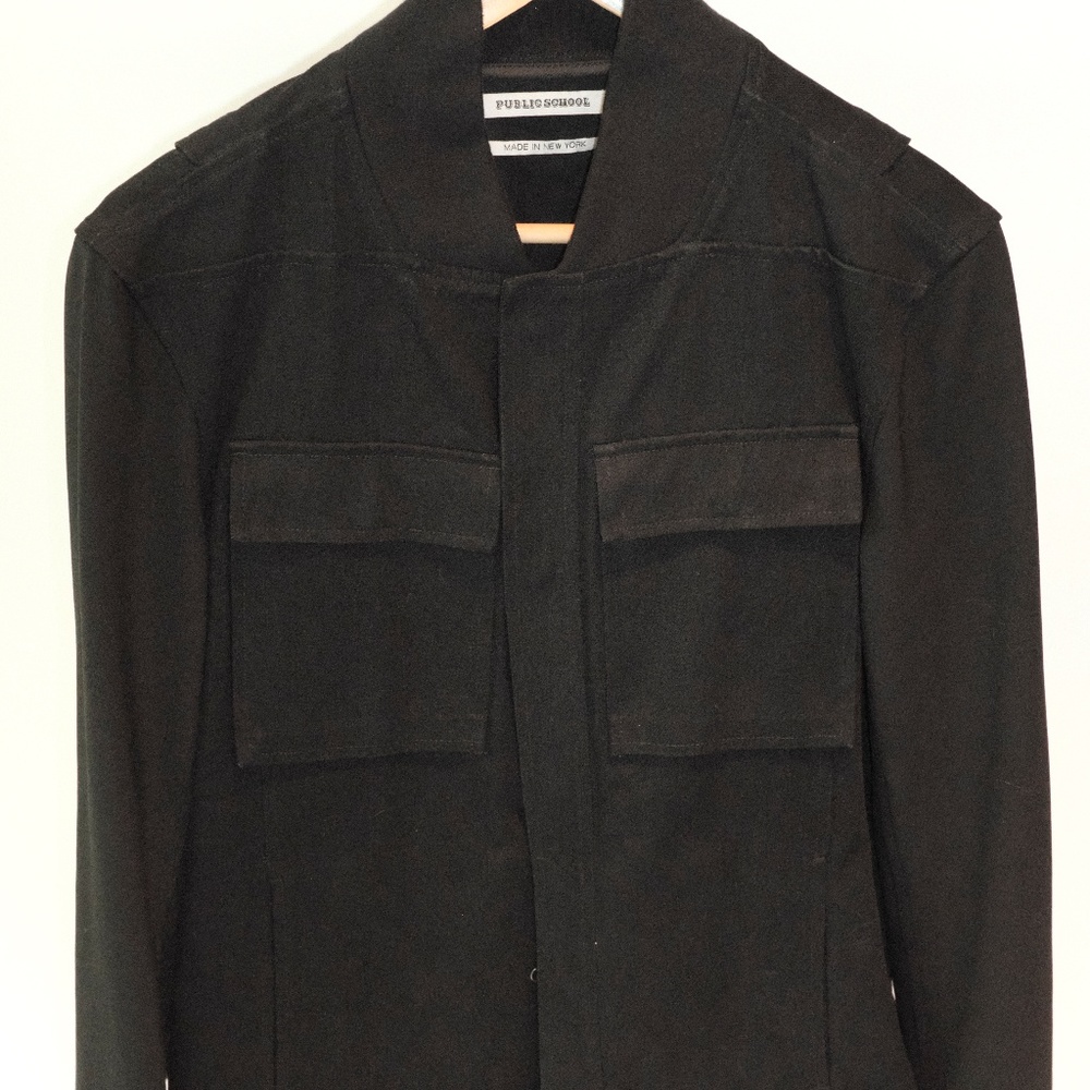 Jacket: Public School- black- Size small